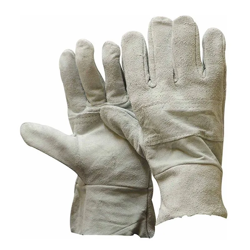 50mm 2.5'' Defender reinforced double palm chrome leather welding gloves