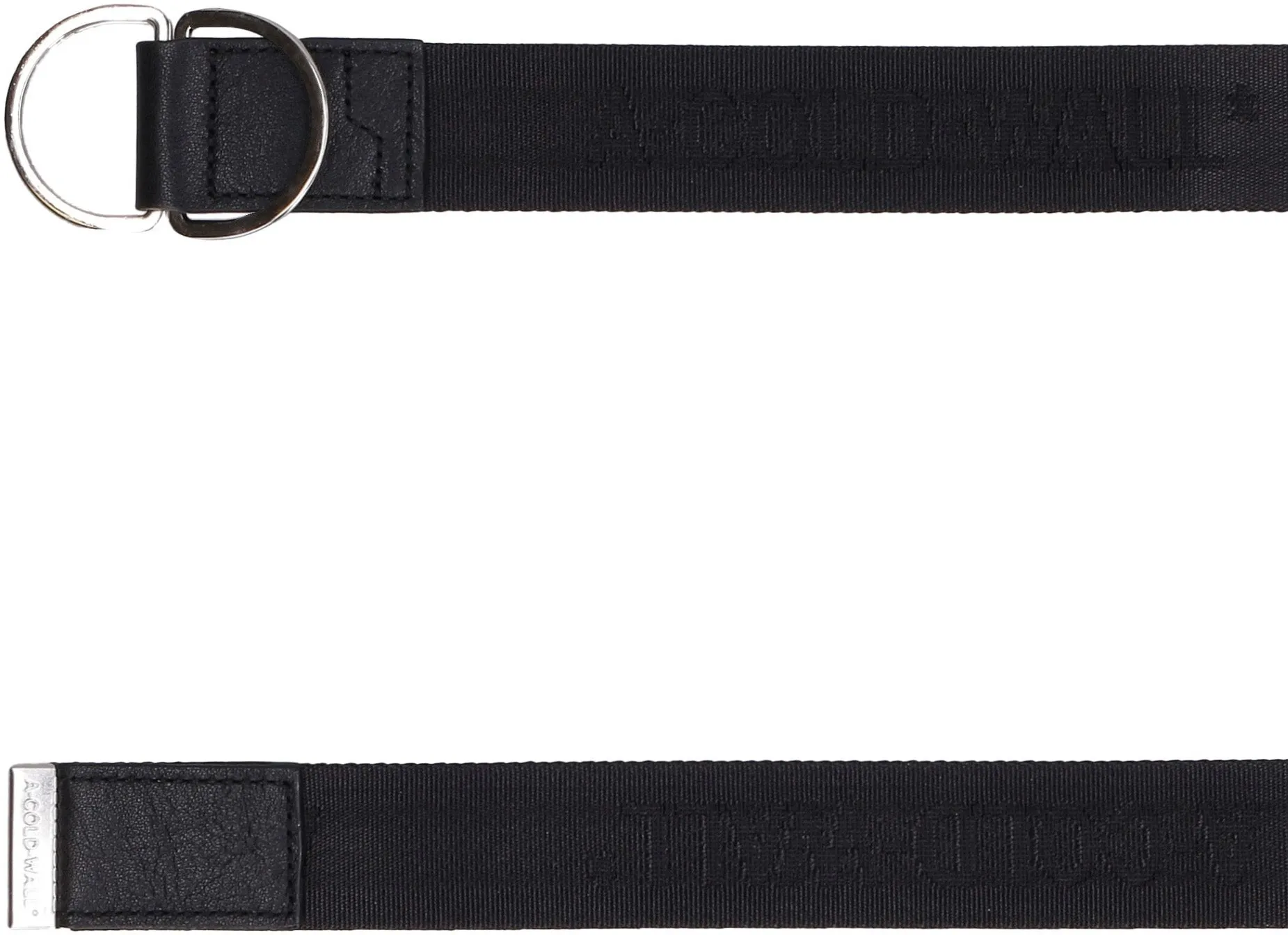 A-Cold-Wall* Logo Jacquard D-Ring Buckle Belt