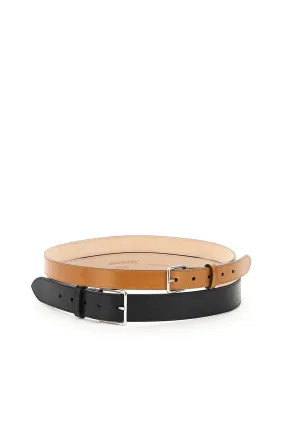 Alexander McQueen Layered Buckle Belt