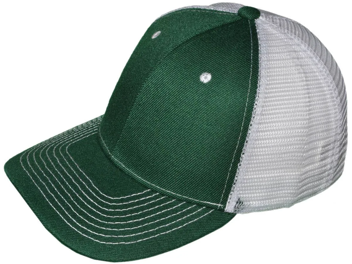 Blank Trucker Hats - Structured Mesh BK Caps