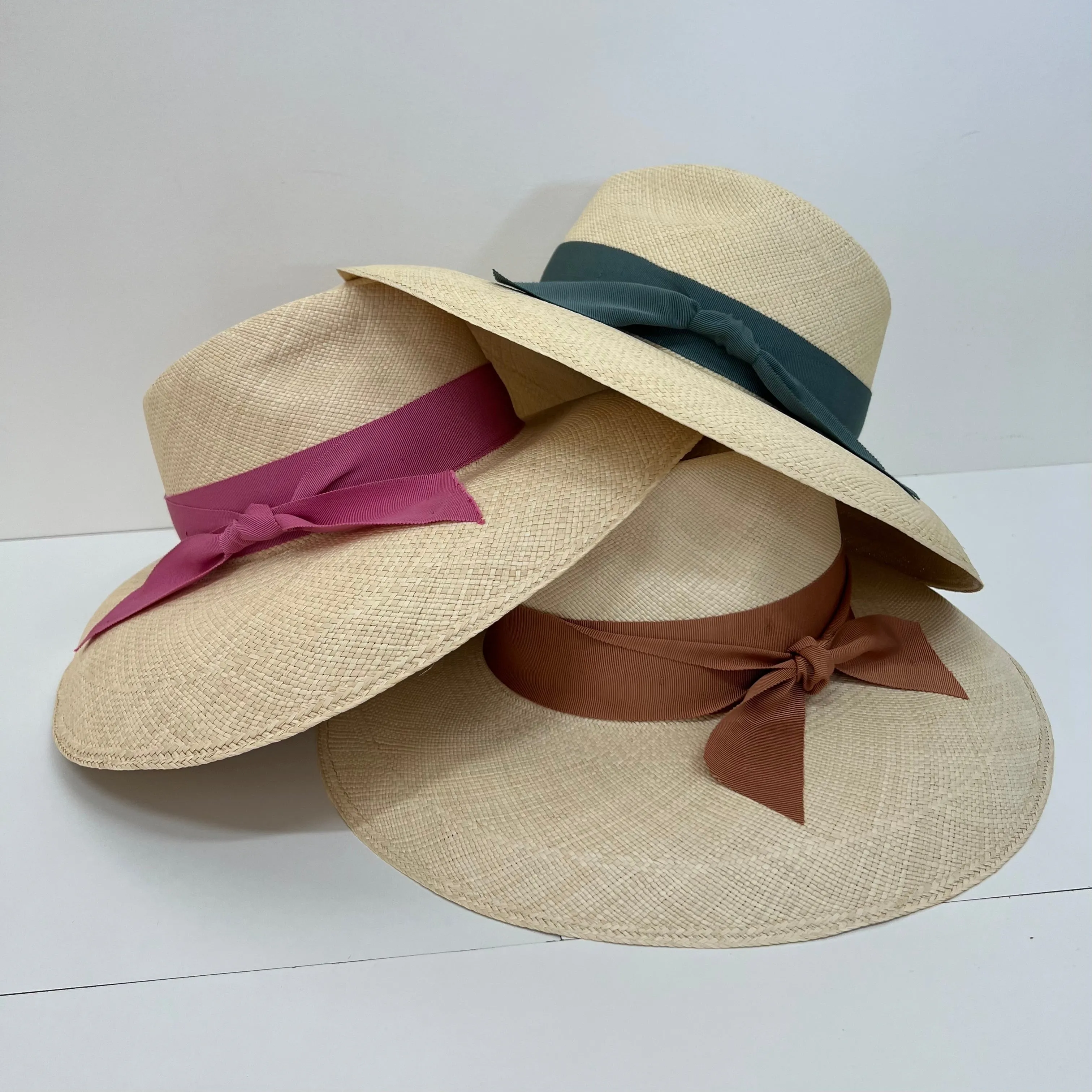 Boat Hat - Cashew Ribbon