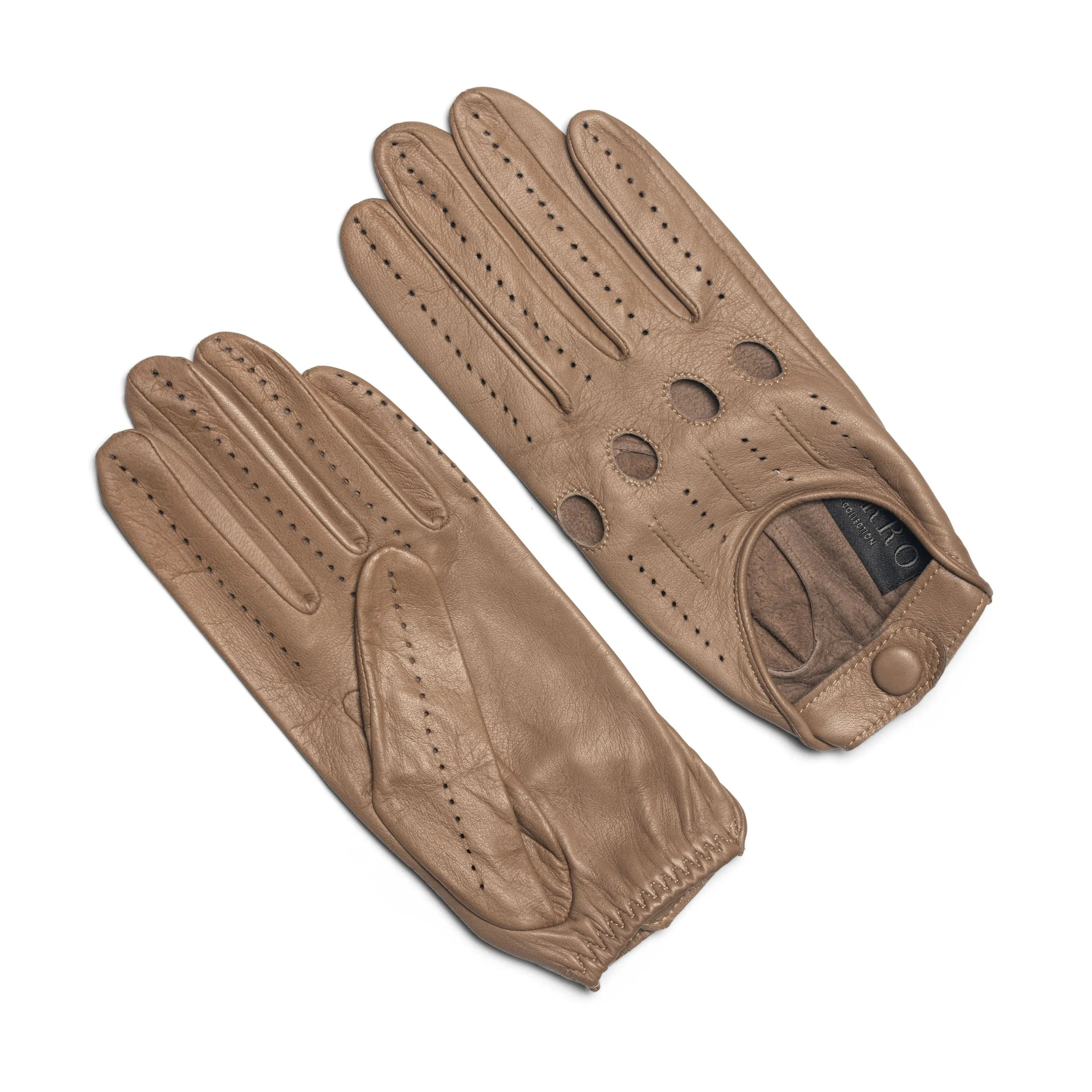 Car gloves beige