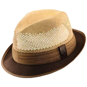 Carlos Santana Devadip Panama Straw Fedora Hat