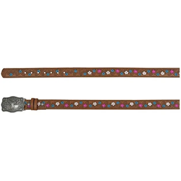 Catchfly Girl's Floral Embroidered Belt