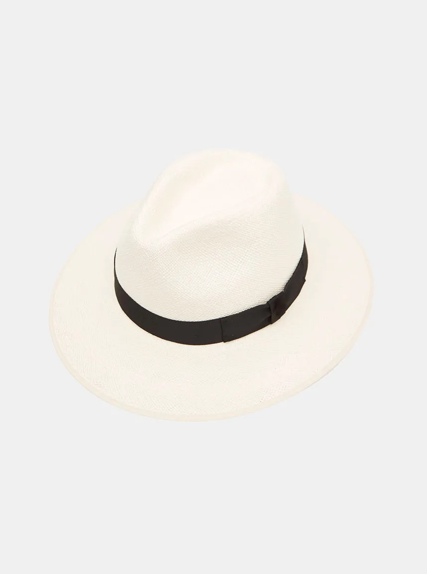 Christys' Classic Down Brim Panama with Black Band