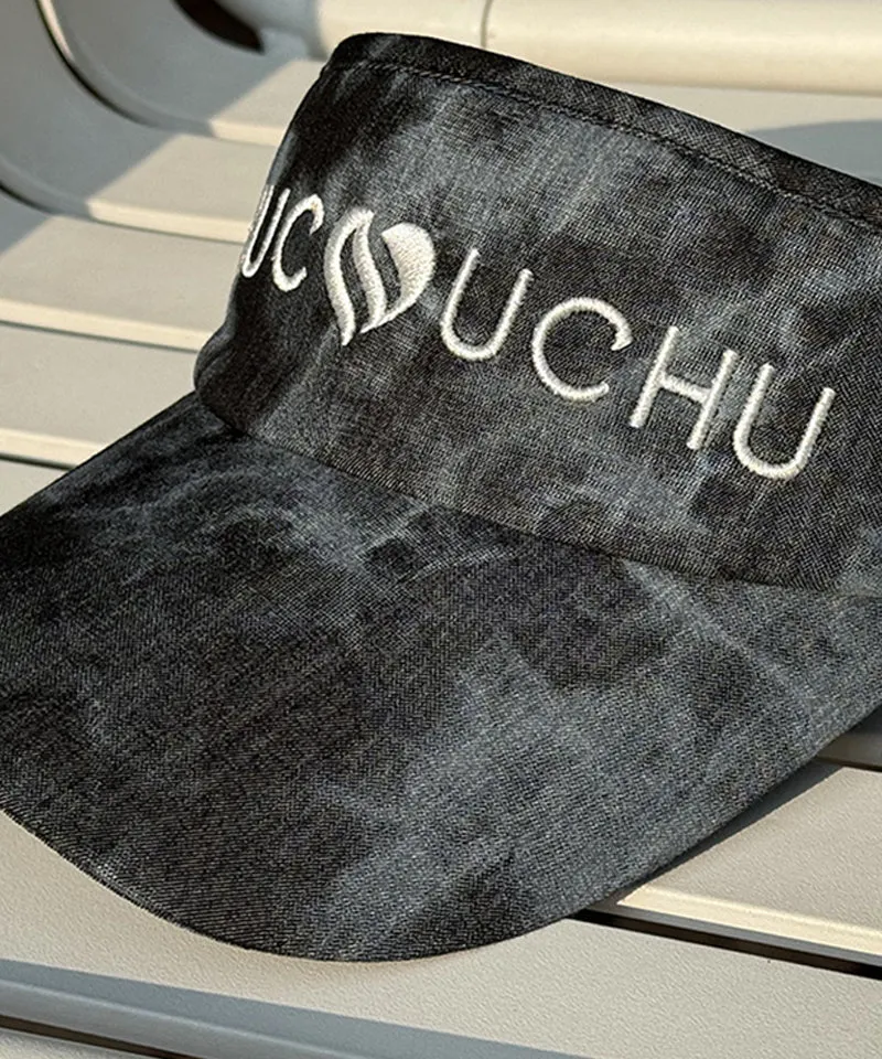 CHUCUCHU Marble Point Heart Visor - Black