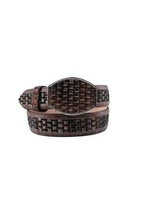 Cowhide Tejido Cowboy Belt FINAL SALE