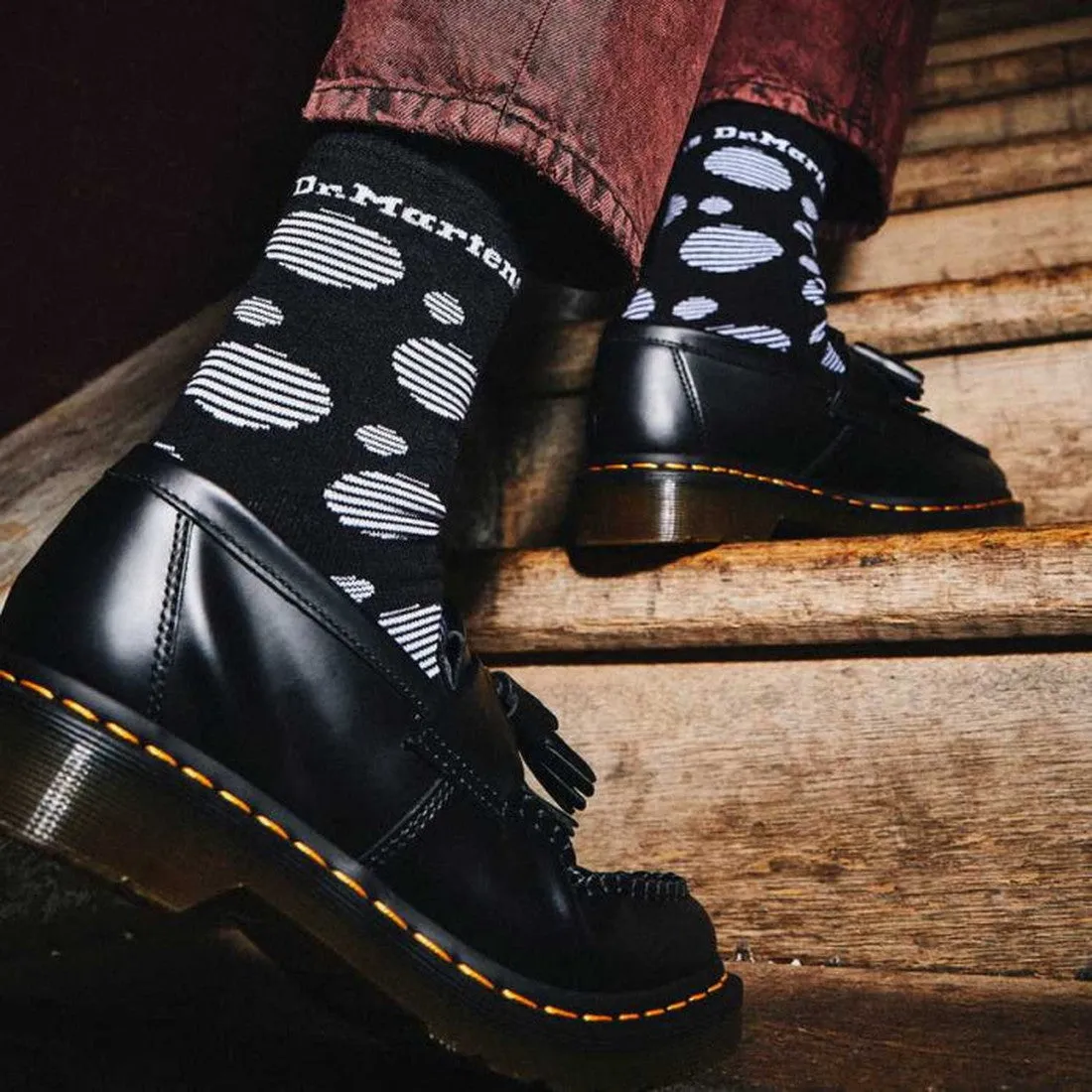 Dr Martens Polka Dots Socks for 8 Ups or Shoes