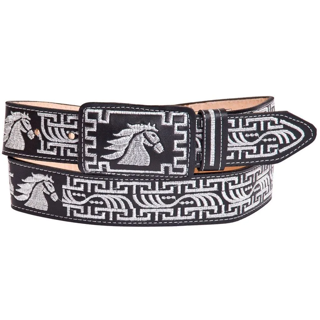 EMBROIDERED COWBOY BELT IMP-13130