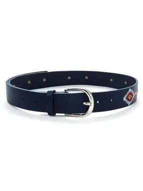 Embroidered Detail Belt