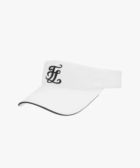 FAIRLIAR Men's Perforated Point Visor - White