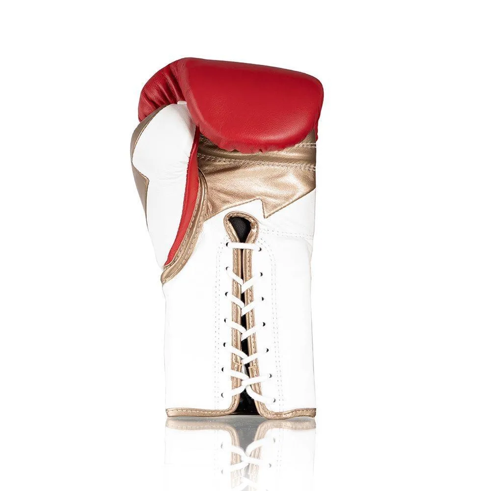 Fly Superlace Lightning Boxing Gloves - Red/White