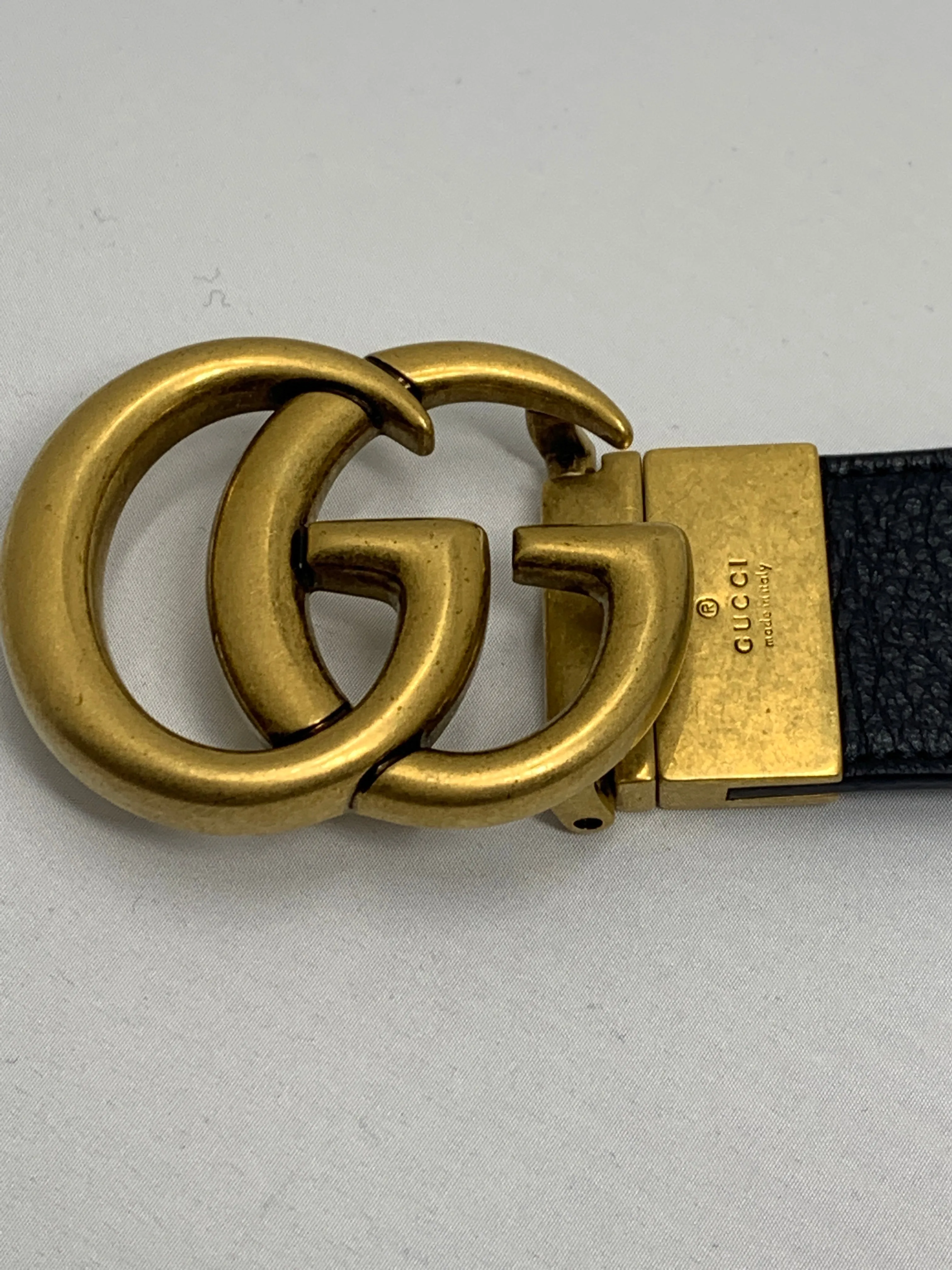 Gucci Reversible Brass Belt!