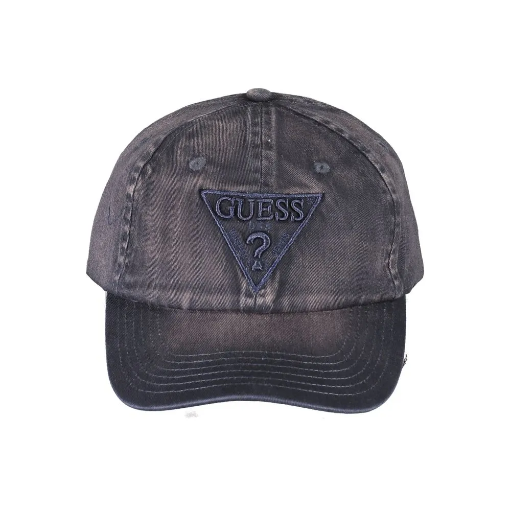 Guess Jeans Blue Cotton Hats & Cap