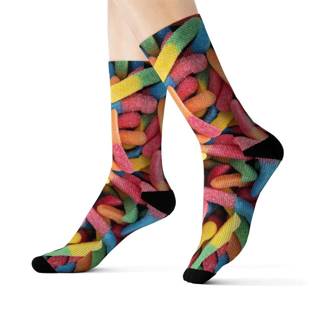 Gummy Candy Novelty Socks