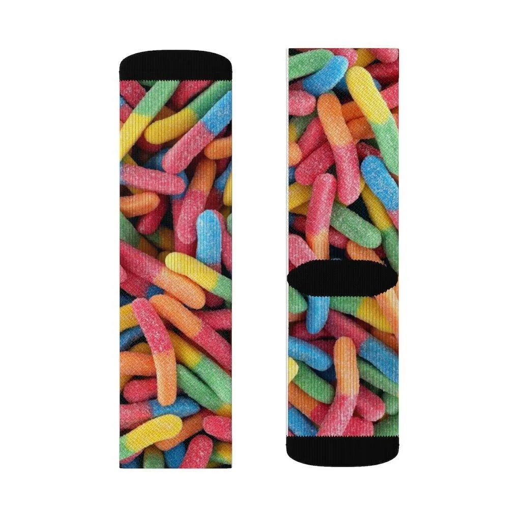 Gummy Candy Novelty Socks