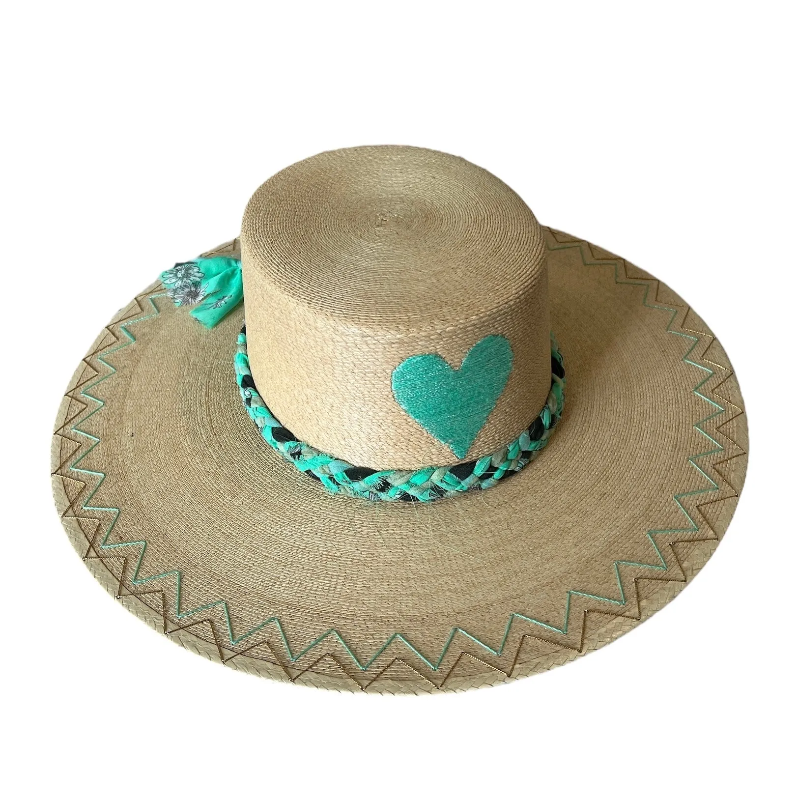 Heart Hat - Green