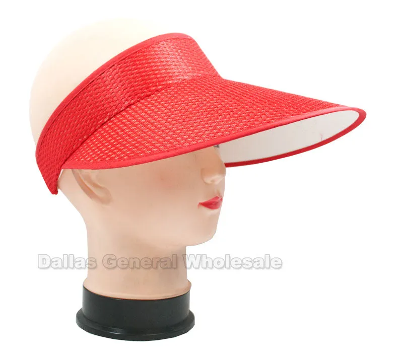 Ladies Casual Visor Caps Wholesale