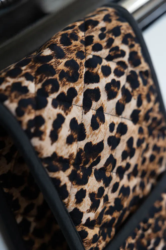 Luxury Leopard Print Oven Gloves