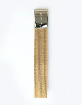 Magenta Clip Belt - Beige