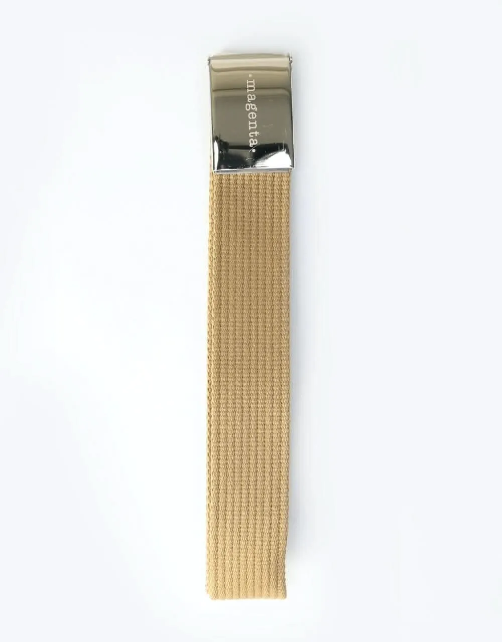 Magenta Clip Belt - Beige