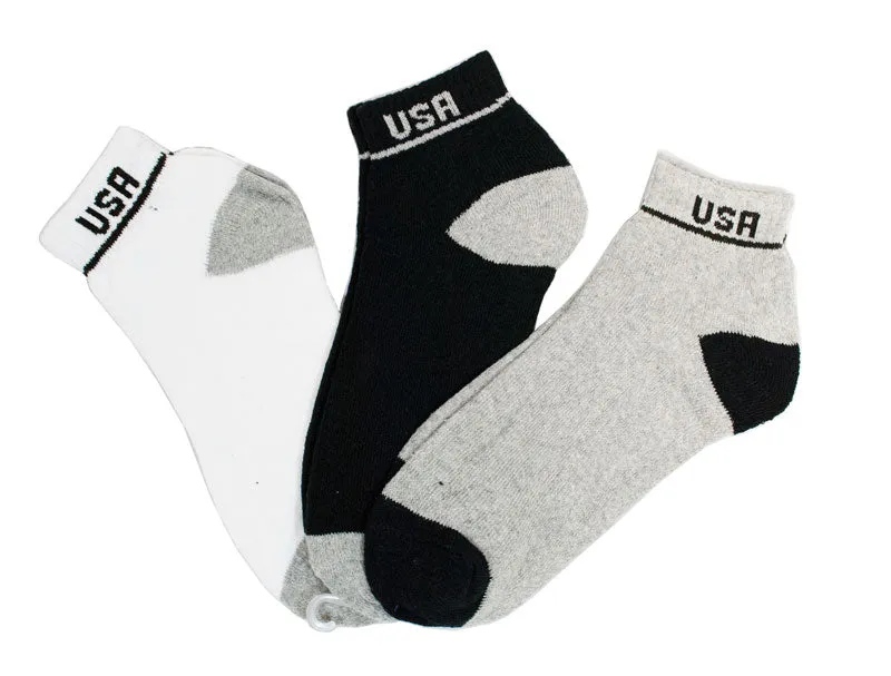 Men Ankle Cotton Sports Socks