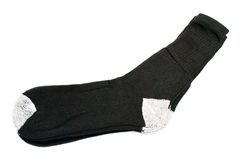 Men Black Casual Crew Socks