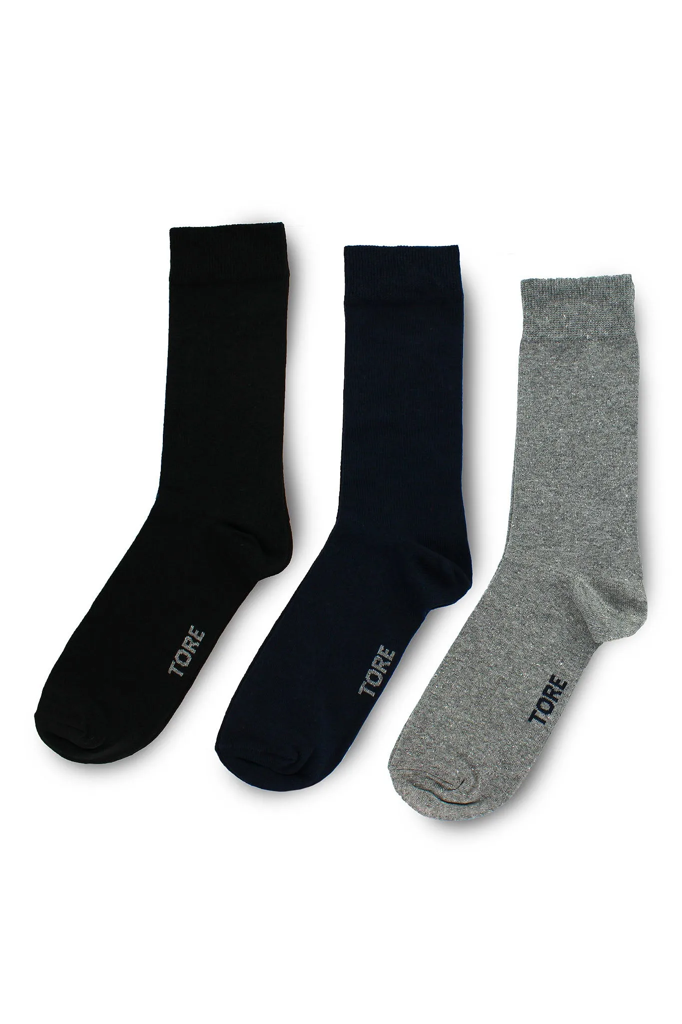 Men's Solid Color Crew Sock