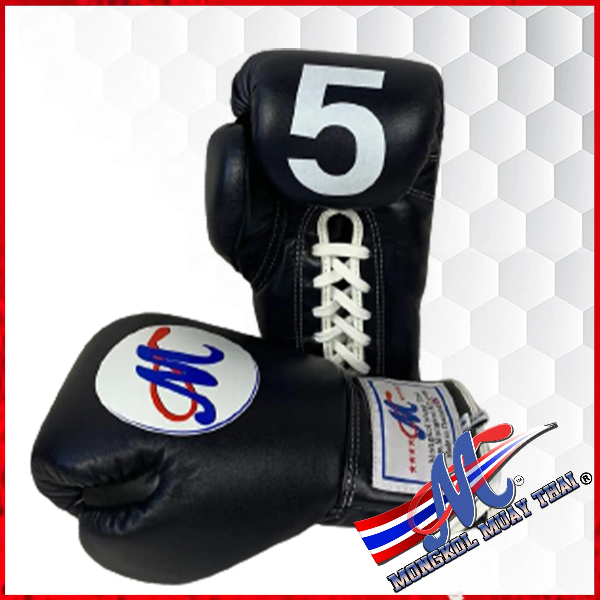 Mongkol Boxing gloves #5 Pro Fight sanctions gloves