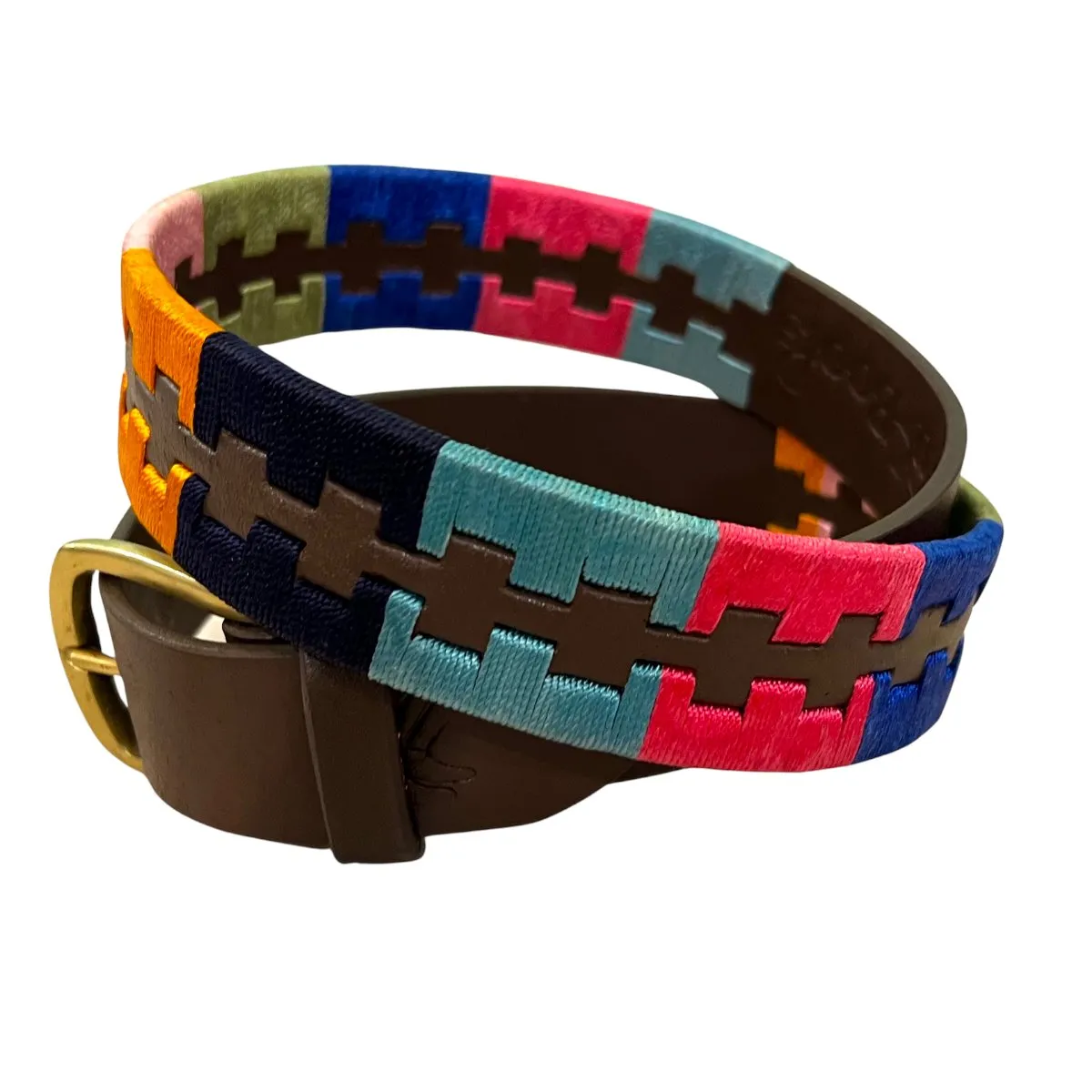 Multi Colour Leather Designer Belt