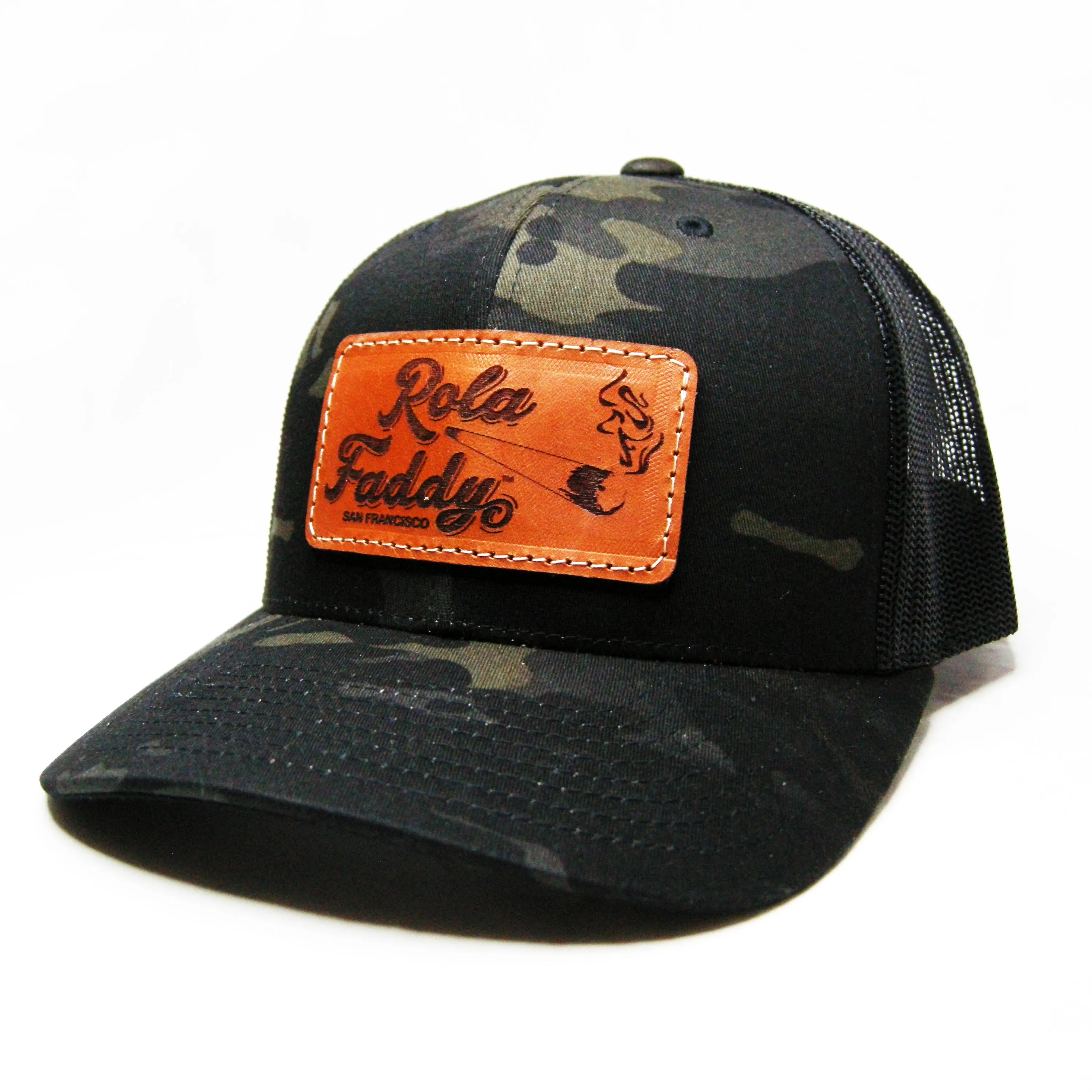 MultiCam Black Camouflage Trucker Snapback