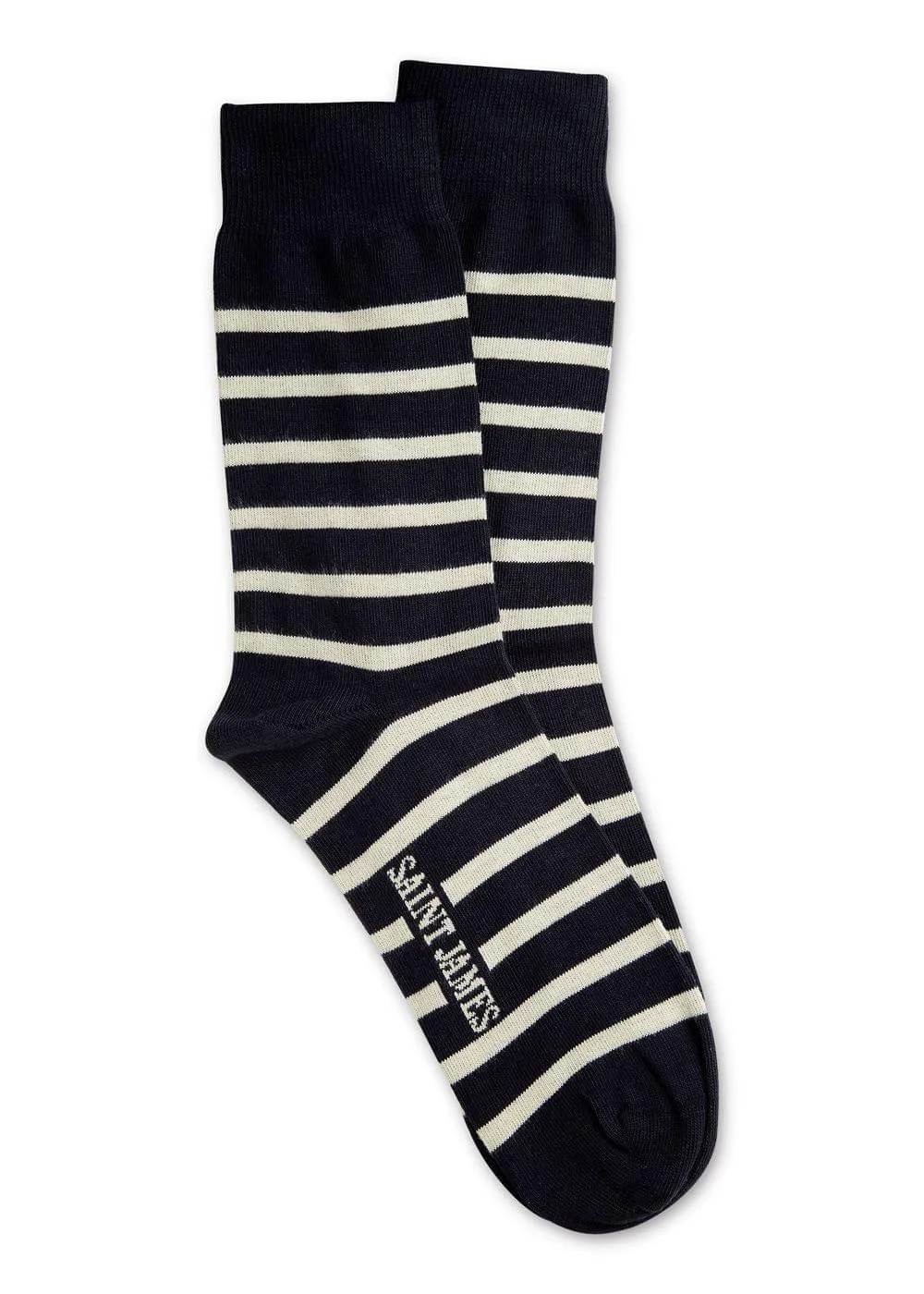 PIEDS RAYES - Striped Socks (NAVY / ECRU)