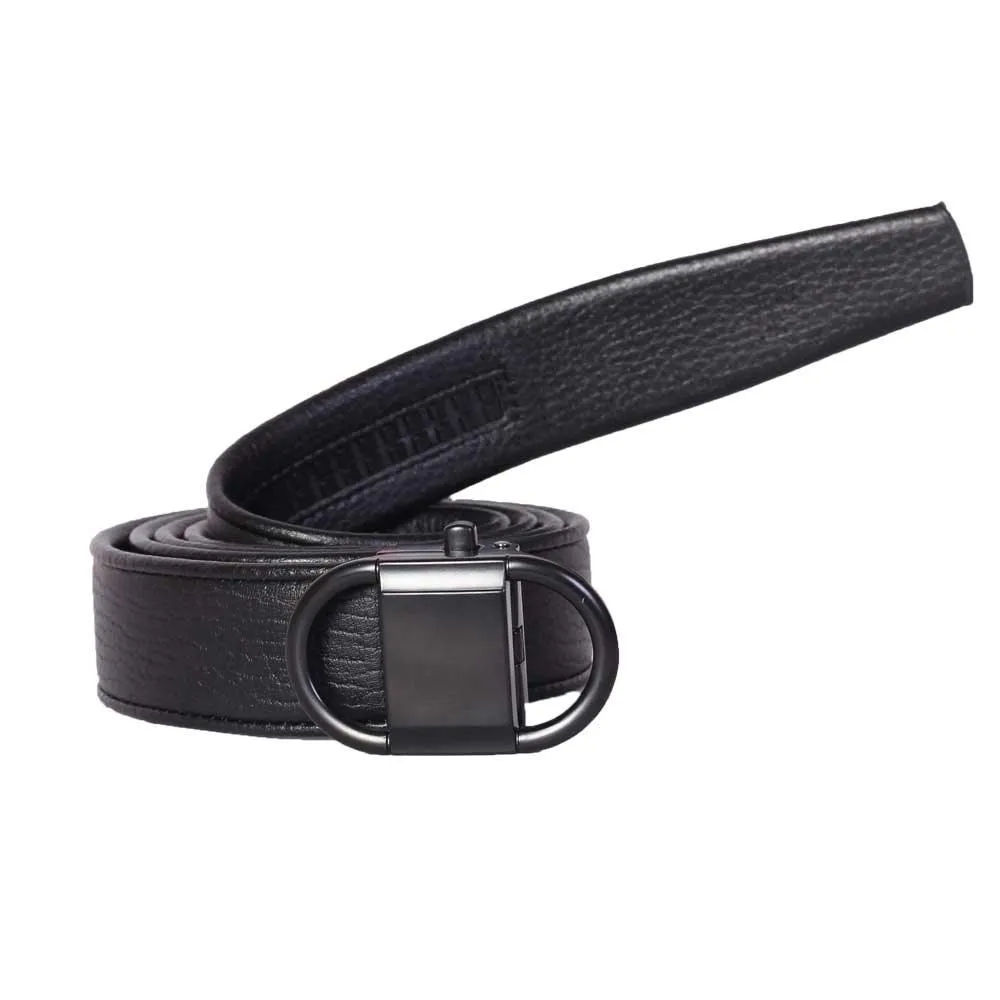 Salvatore Ferragamo Leather Designer Men Big Buckle Black Belts