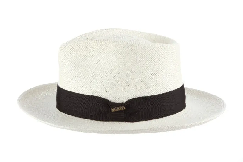 Scala Hot Springs Grade 3 Panama Teardrop Fedora