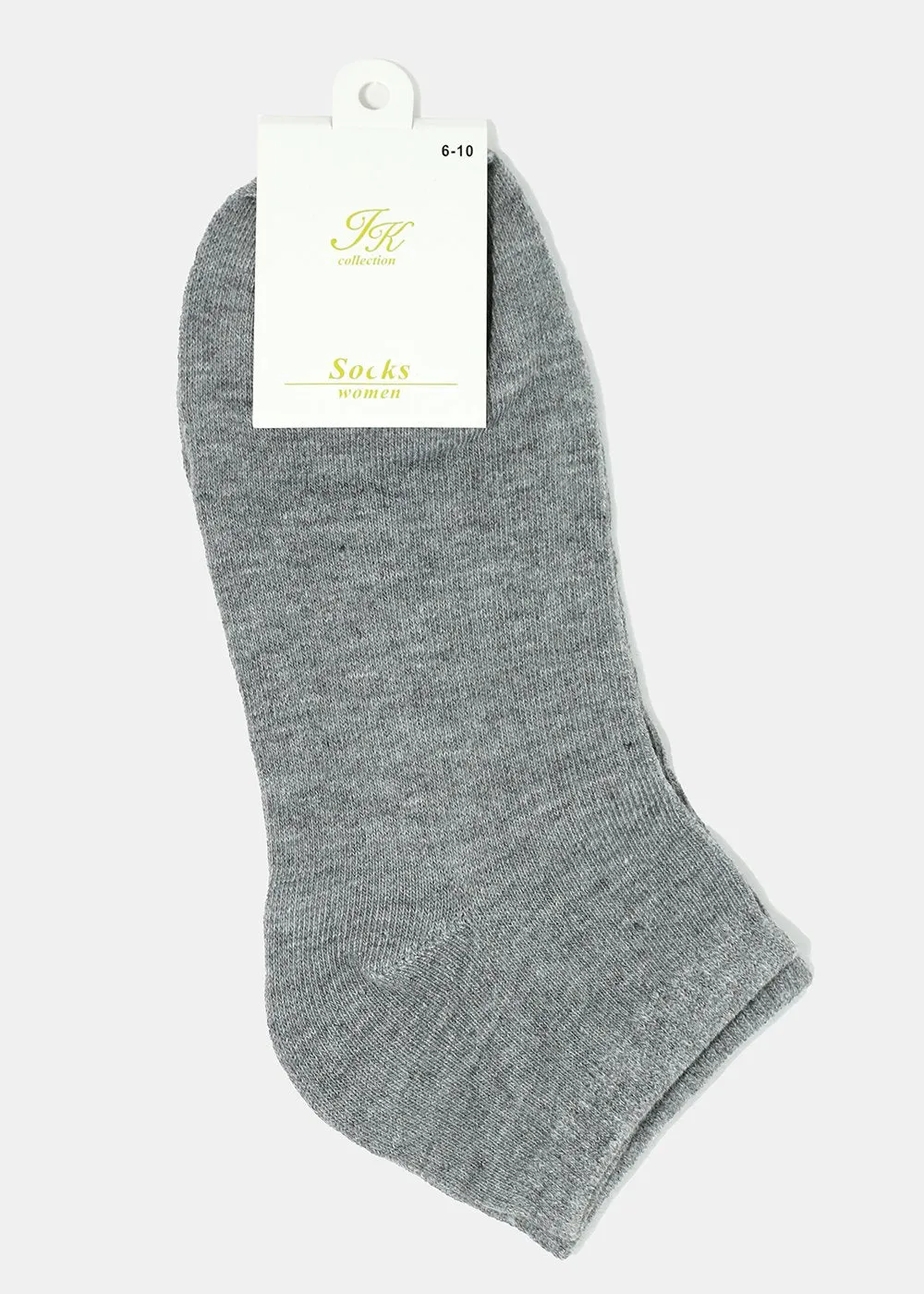 Solid Color Ankle Socks