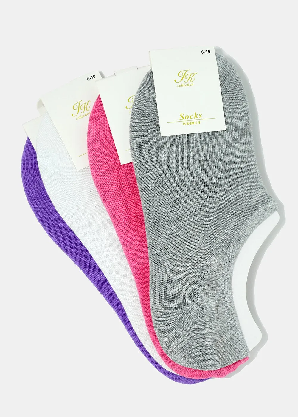 Solid Color Low-Cut Socks