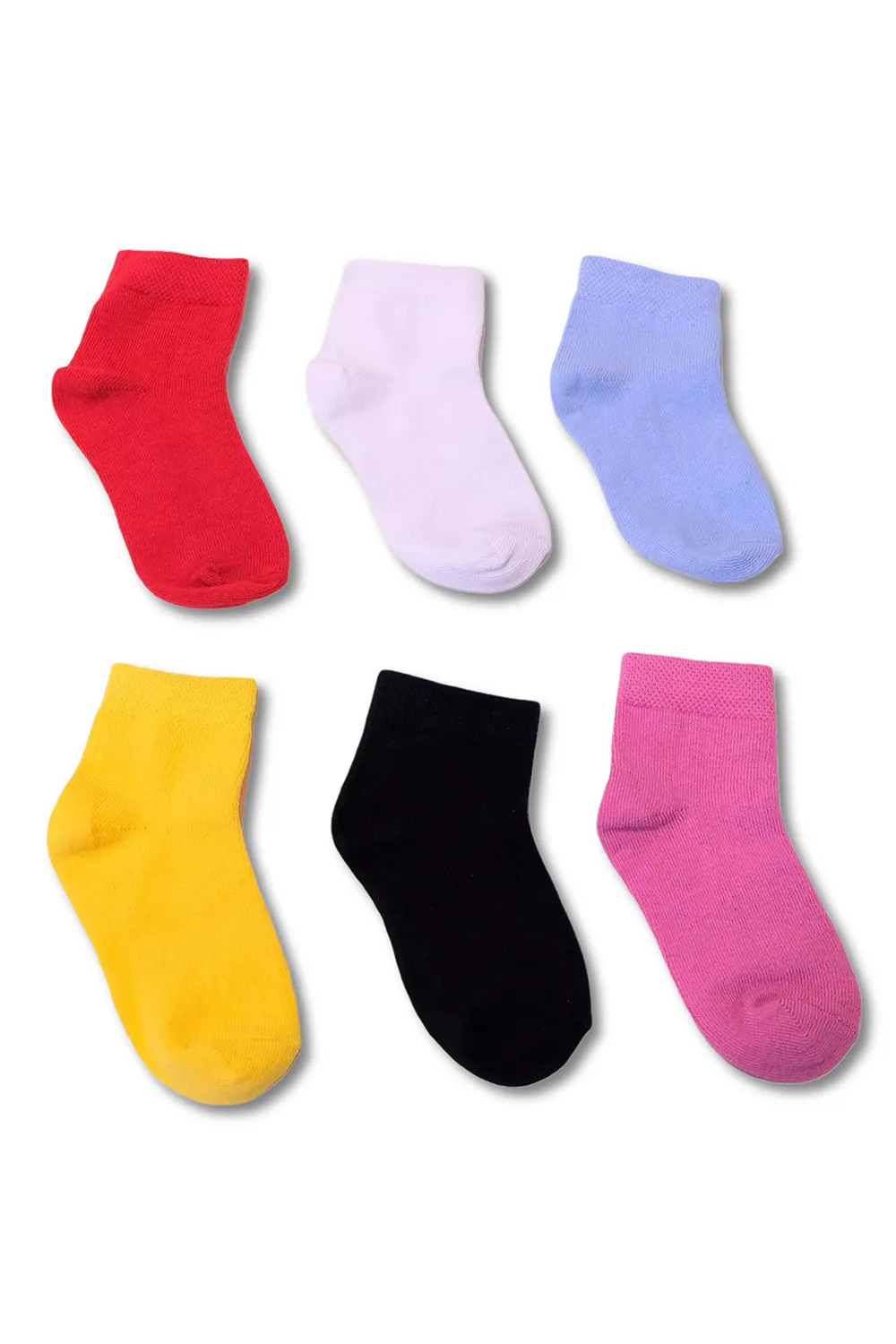 Solid Color Socks - Set OF Six