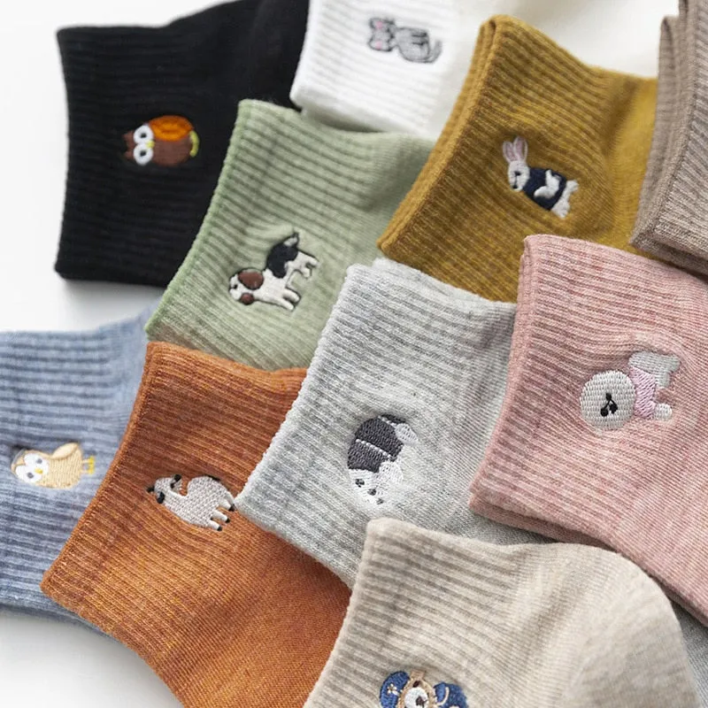 Solid Color Thick Warm Socks Sets For Kids