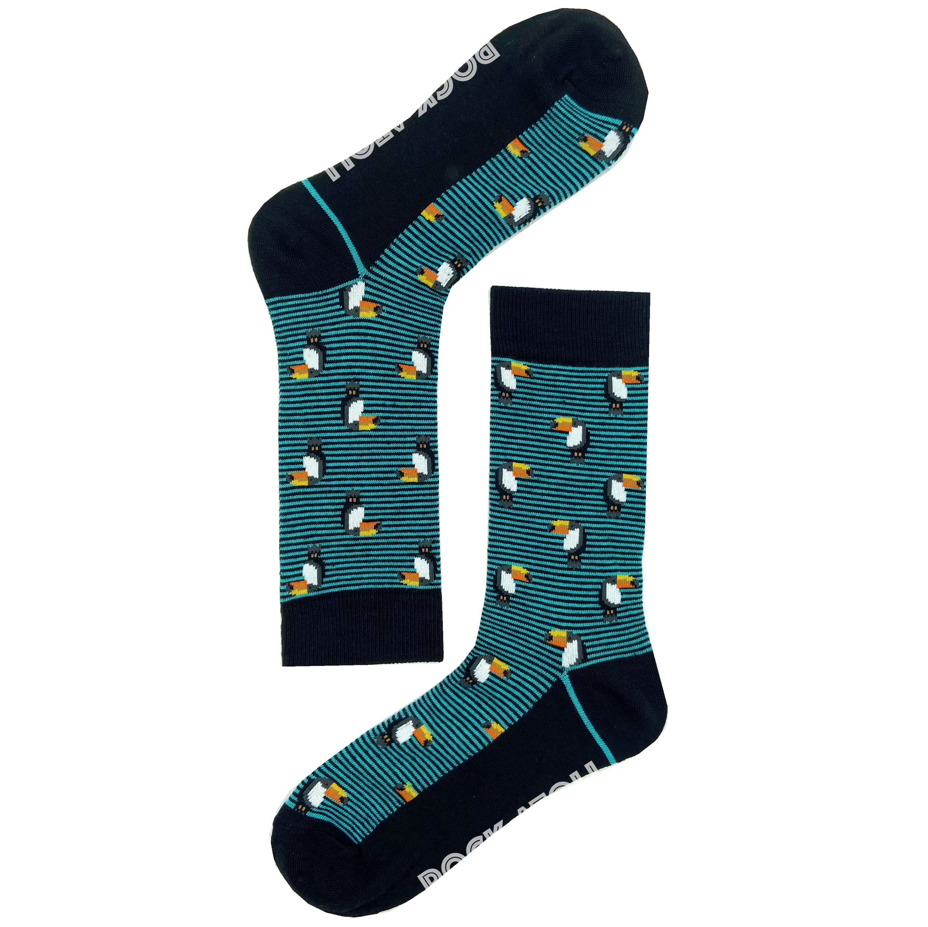 STRIPED TOUCAN SOCKS