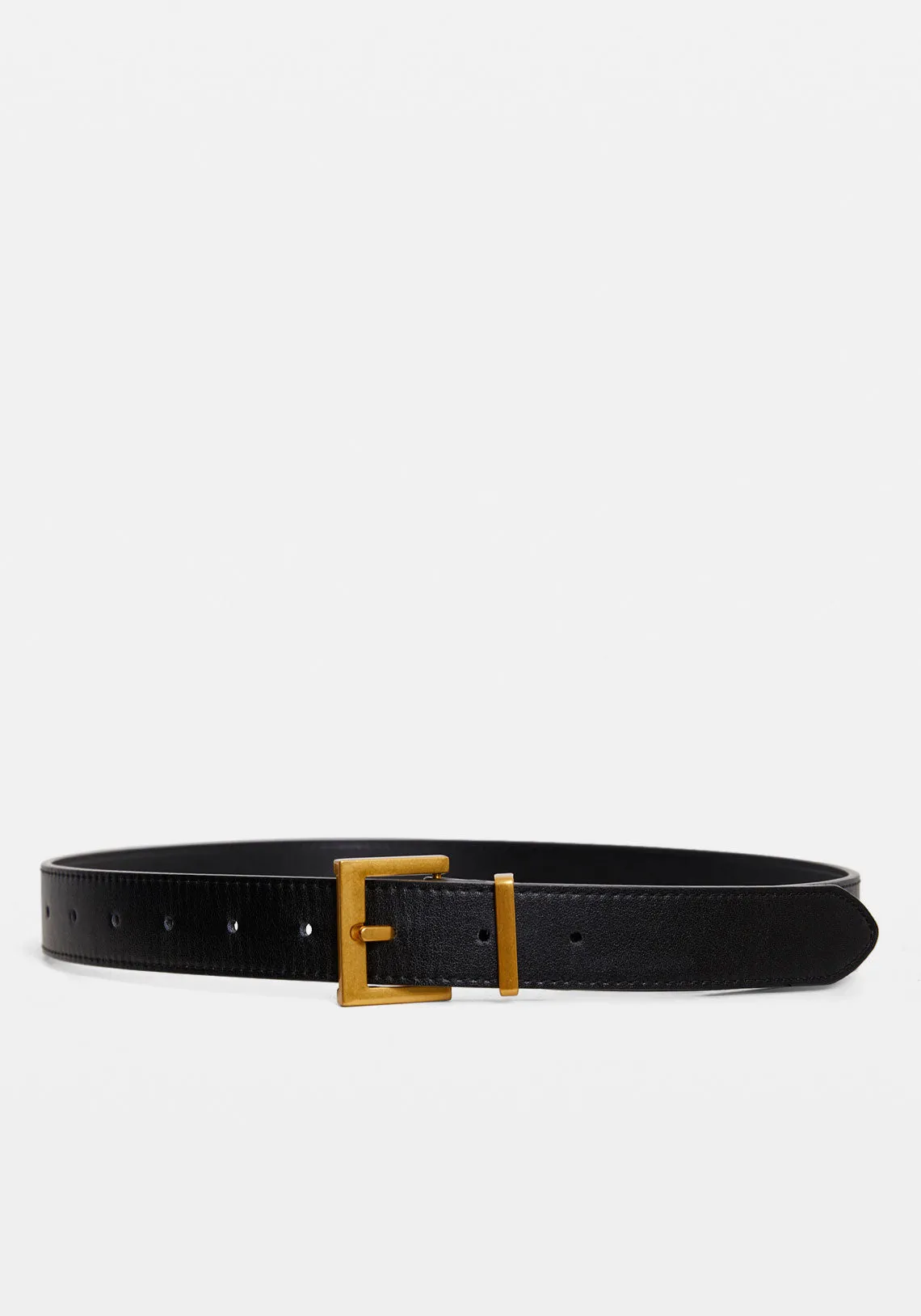 SUIT BELT BLACK / GOLD