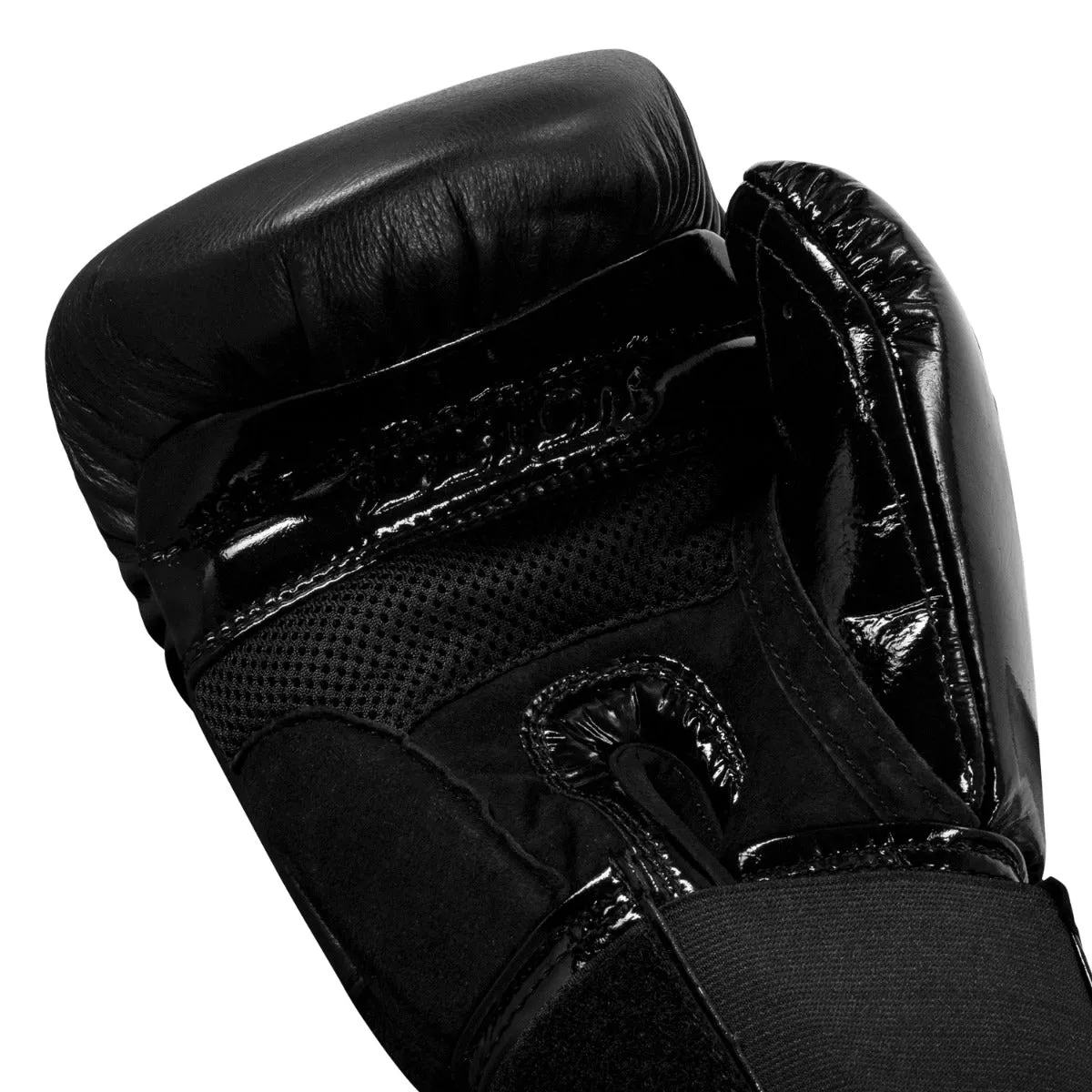 TITLE Black Blitz Fit Boxing Gloves