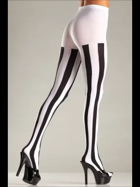 Vertical Striped Pantyhose