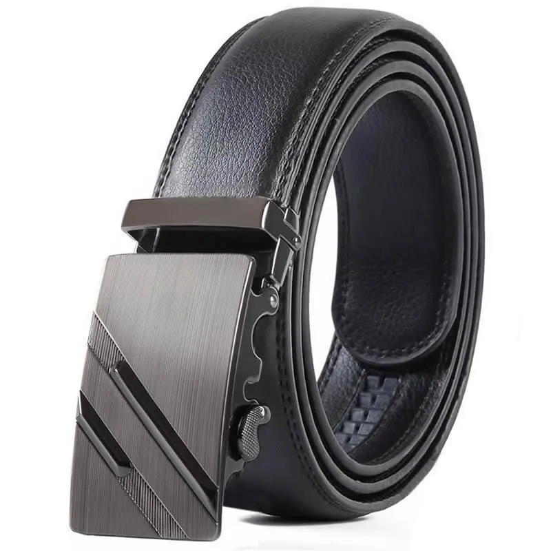 West Louis™ Leather Buckle Designer Belt