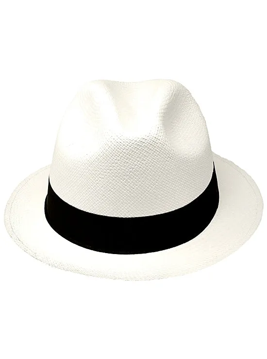 White Panama Hat for Women - Borsalino Hat