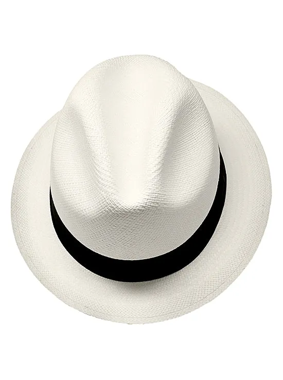 White Panama Hat for Women - Borsalino Hat