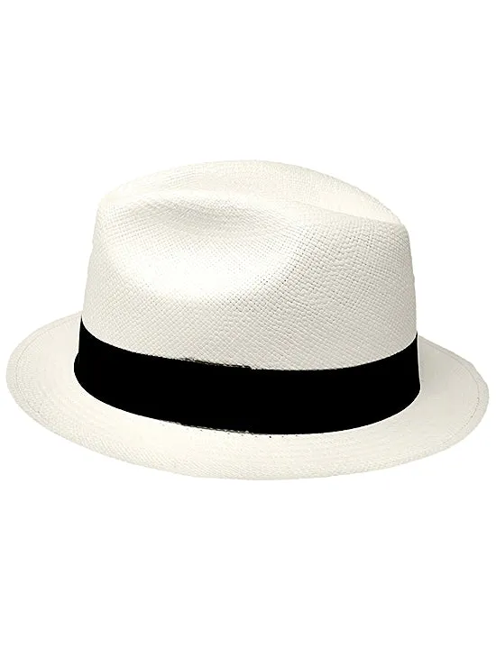 White Panama Hat for Women - Borsalino Hat